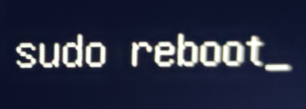 A Raspberry Pi újraindítása
